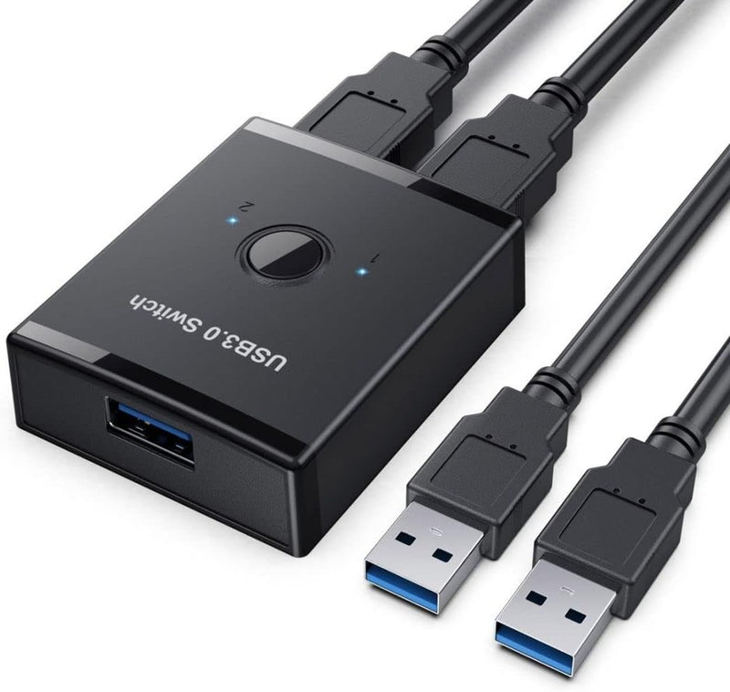 Chenyang USB 3.0 KVM Bidirektional Sharing Switch Selector 2 Computer Freigeben 1 USB Geräte ＆ 1 Com