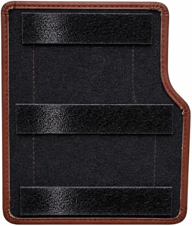 Steirische Harmonika Bassbodenleder Variante 2 + Ledereinsatz, hellbraun