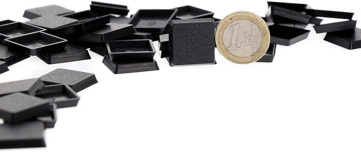 Evemodel 100Stk. Quadratisch Bases 20*20mm Model Base Kunststoff Miniatur Kriegsspiele