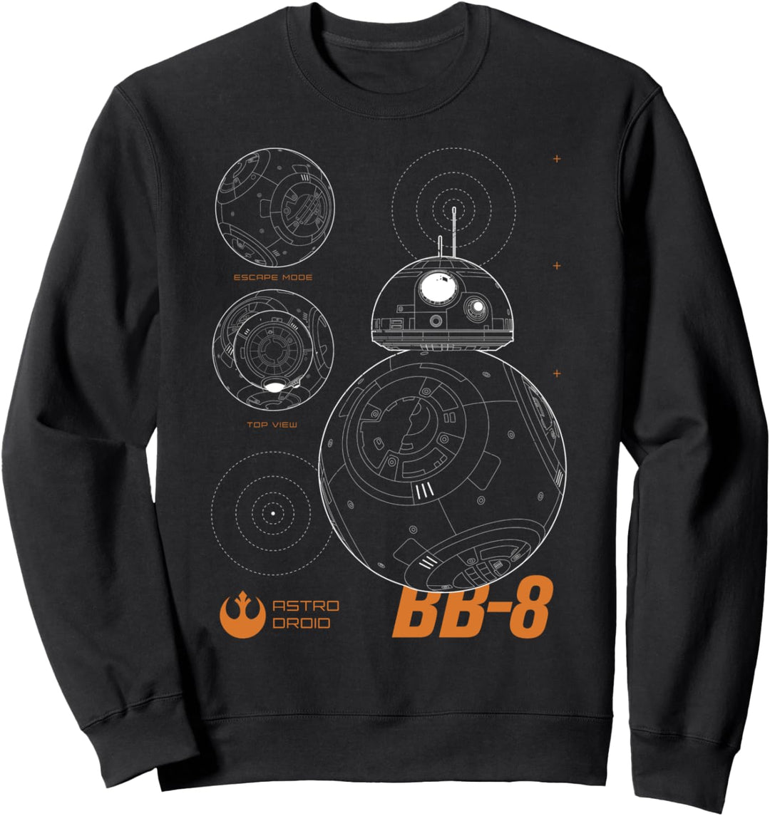 Star Wars BB-8 Outlined Schematic Sweatshirt