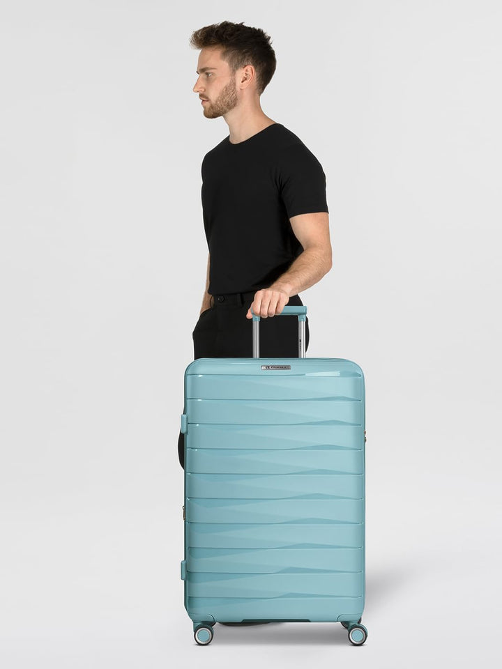 Franky Check-in Koffer für Damen und Herren | grosser XL Trolley 49 x 28 x 74 cm aus hochwertigem, l