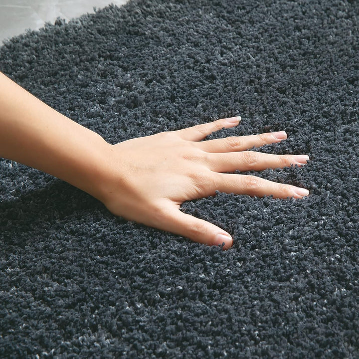 MIULEE Badezimmerteppich Teppich Badematte rutschfest Waschbar Badteppich Bettvorleger Badvorleger S