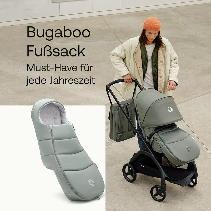 Bugaboo Ganzjahres Fusssack, unverzichtbares Kinderwagen-Zubehör für jede Jahreszeit, wasserdichter