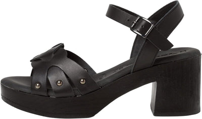 Tamaris Damen Sandaletten, Frauen Sandalen,TOUCHit-Fussbett 40 EU Schwarz, 40 EU Schwarz