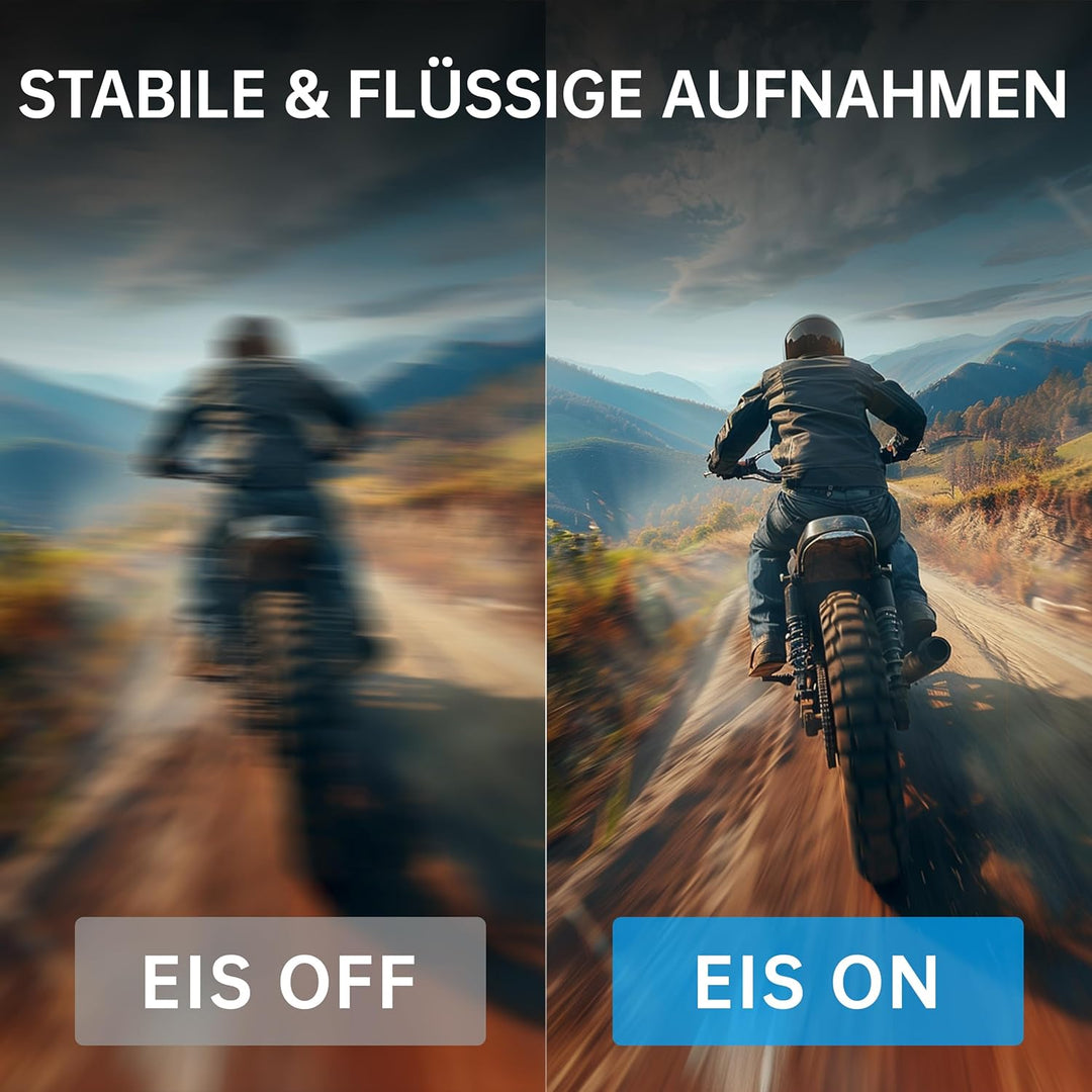 syndesmos Action Cam 4K 60FPS 30MP, 40M Unterwasserkamera, HD Unterwasserkamera Schnorcheln 2 LCD Bi