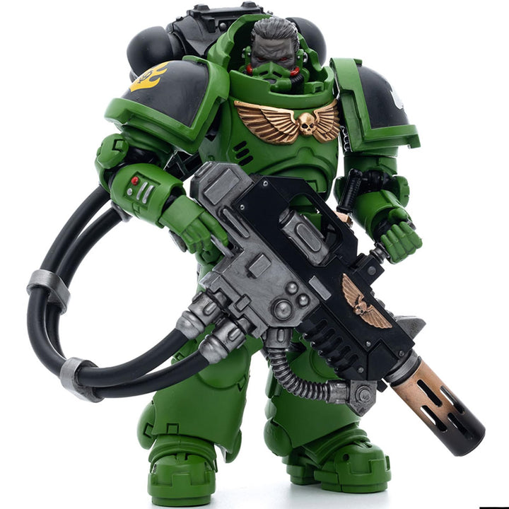 JOYTOY Warhammer 40K Salamanders Eradicators Brother T'Kren 1/18 Action Figur，Sammeln Und Zeigen Mod