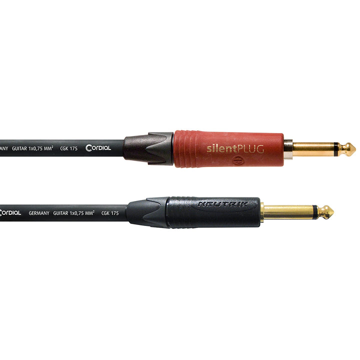 CORDIAL Kabel Gitarre jack silent 3 m Kabel INSTRUMENT Peak Silent