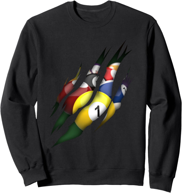 Billard Pool 8 Ball Spieler Billiard Sweatshirt