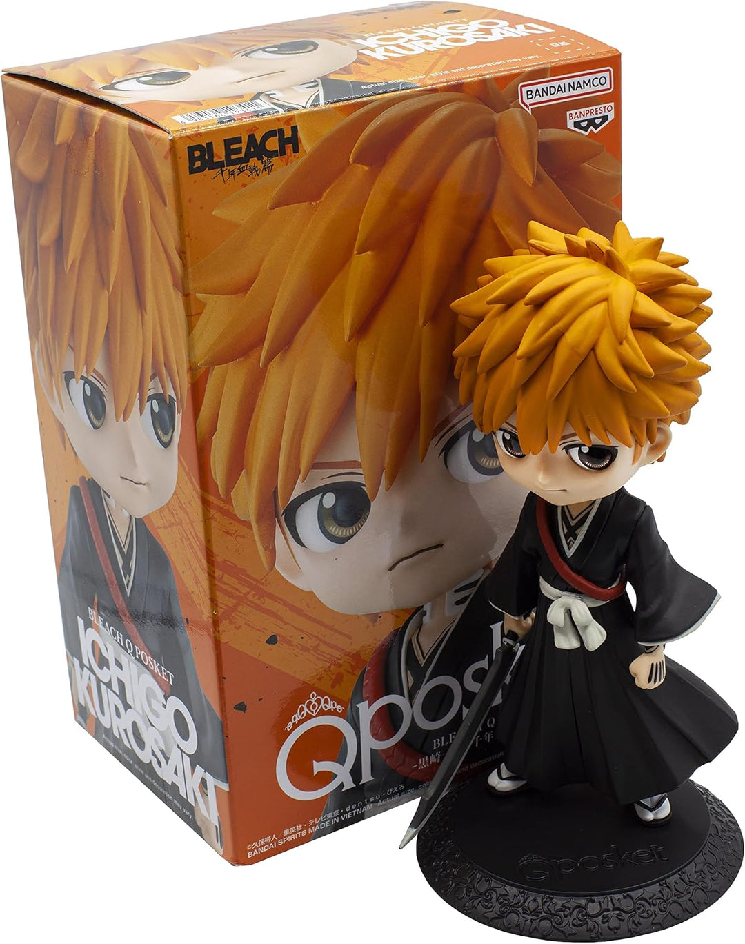 BANPRESTO Bleach - Ichigo Kurosaki Vers.A - Q Posket 14cm