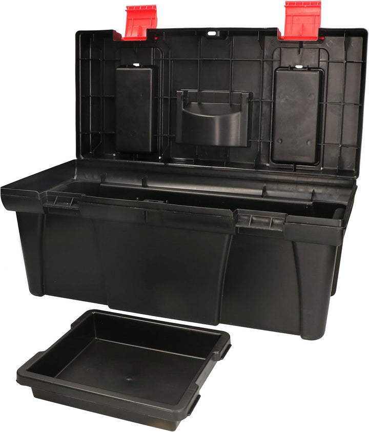 KOTARBAU® Werkzeugkoffer Koffer 20" Werkzeugkasten Organizer Schrauben mit 2 Zusatzfächern, Koffer 2