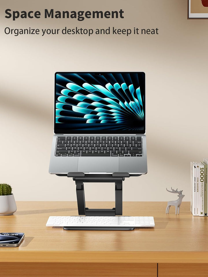 tounee Laptopständer für den Schreibtisch, höhenverstellbar, Teleskop-Computerständer mit ausziehbar