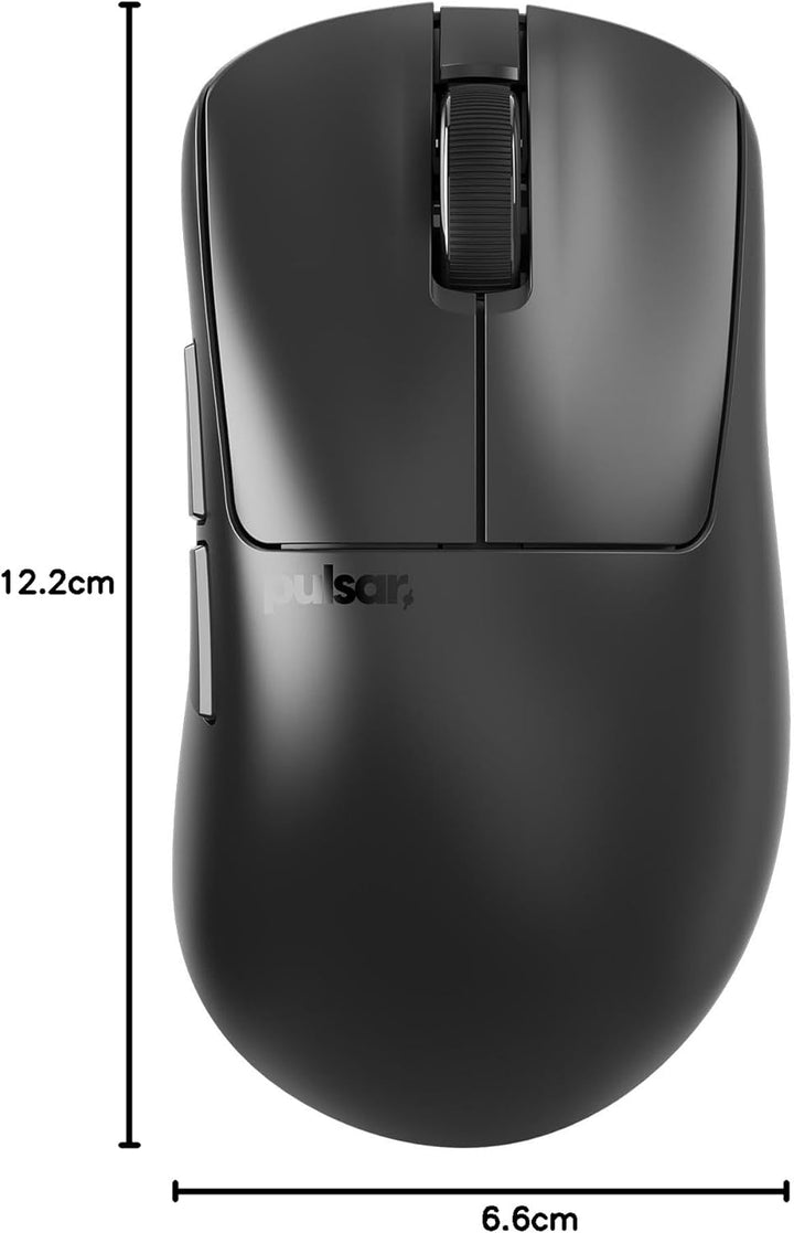 Pulsar Gaming Gears Xlite V3 Medium (Medium, Schwarz) Medium Xlite V3 Black, Medium ergonomic gaming