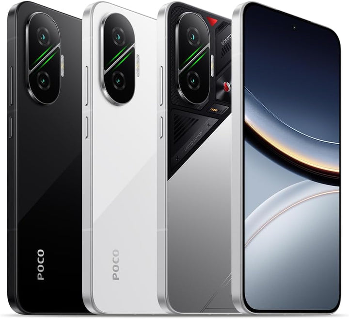 Xiaomi Poco F7 Smartphone, 12+512GB, Schwarz, Flaggschiff Snapdragon 8s Gen 4, 6500mAh Akku, 50MP So