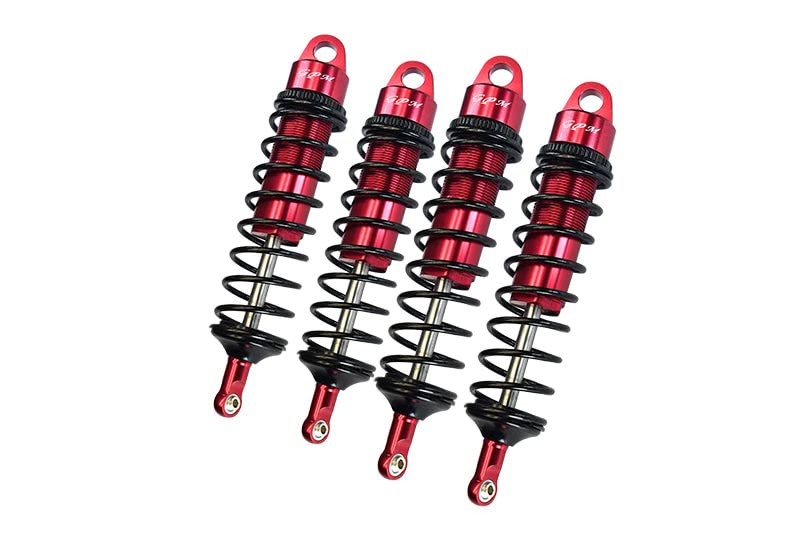 Aluminium 6061-T6 Front and Rear Adjustable Spring Dampers with 6mm Shaft for Traxxas 1/8 4WD Sledge
