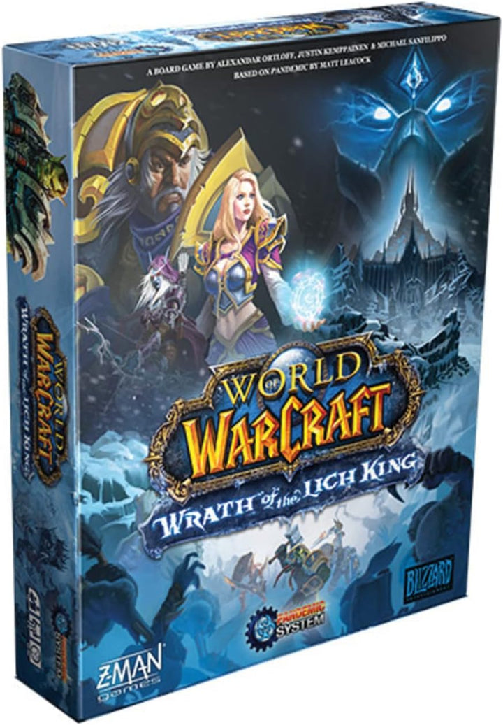 Z-Man Games , Pandemic: Wrath of the Lich King , Board Game , Ages 14+ , 1 to 5 Players , 45-60 Minu