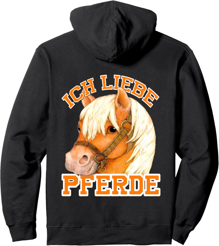 Ich liebe Pferde für Mädchen,Jungen, Erwachsene Pullover Hoodie