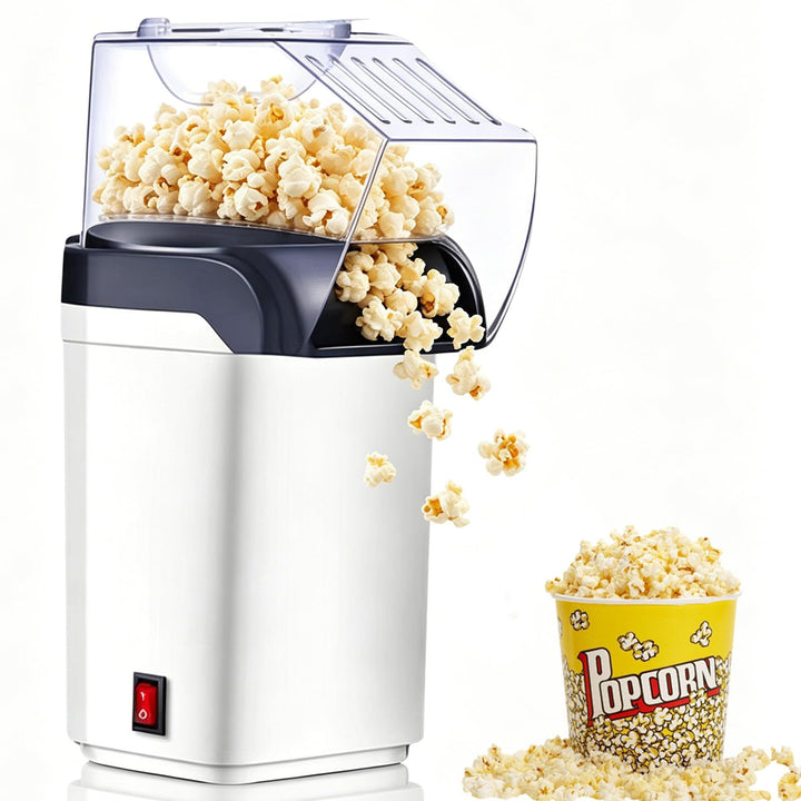 Popcornmaschine 1200w, Heissluft-Popcornmaschine Mit Messbecher Für Zuhause, Schnelles Popcorn in 2