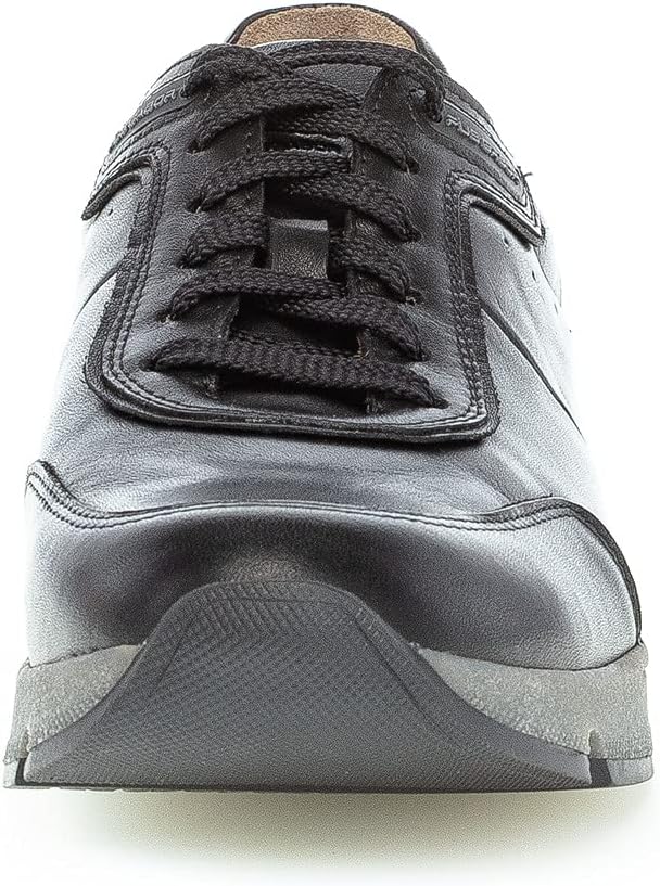 Pius Gabor Herren Sneaker,zertifiziertes Leder,Wechselfussbett,Superflex Sohle 40.5 EU Schwarz, 40.5