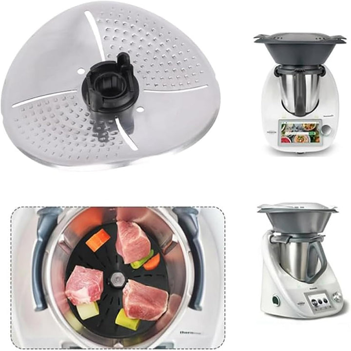 Thermomix Tm6,Messerabdeckung,Kochmaschinen Klingenabdeckung Edelstahl Schneiderkopf Schutzabdeckung
