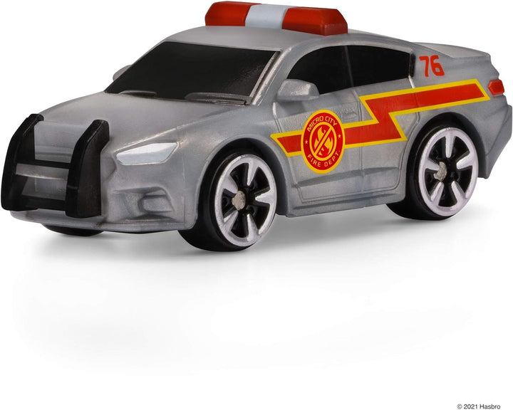Micro Machines Spielzeugautos Feuerwehr Fracht Flugzeug Spielset mit 1 exklusiven Fahrzeug - Microma