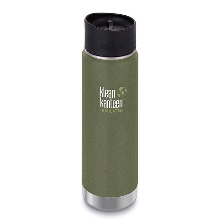 Klean Kanteen Wide Vakuumisoliert mit Cafe Cap 2.0 Trinkflasche L Fresh Pine Matt, L Fresh Pine Matt
