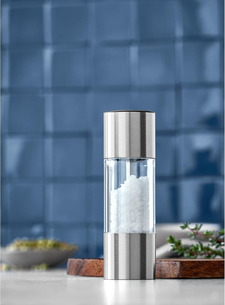 WMF Minimühle Cromargan Edelstahl rostfrei Acrylglas Handwäsche & Sektflaschenverschluss passt auf j