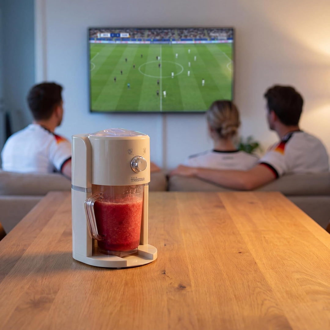 Tristar Slush-Maschine - 2 Grössen Crushed Ice - 250 g pro Minute - 1,1 L Kanne - 600 ml Eisfach - K