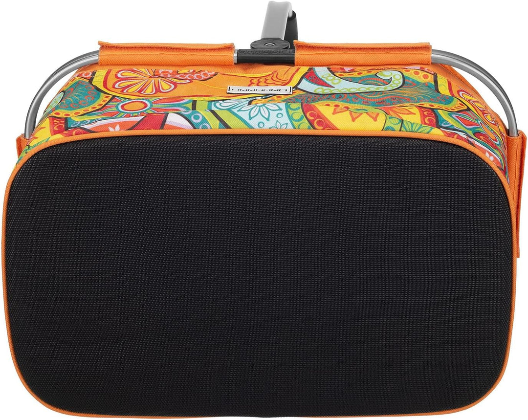 anndora Einkaufskorb PAISLEY 22 Liter - orange gemustert Paisley Orange