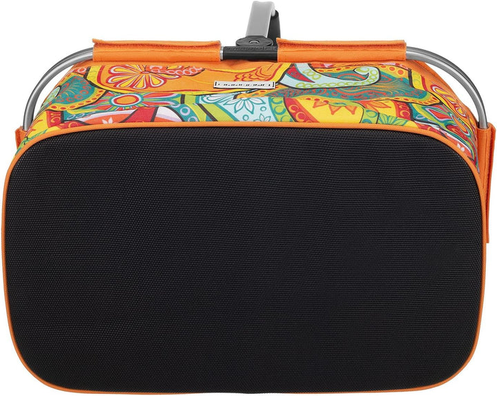 anndora Einkaufskorb PAISLEY 22 Liter - orange gemustert Paisley Orange