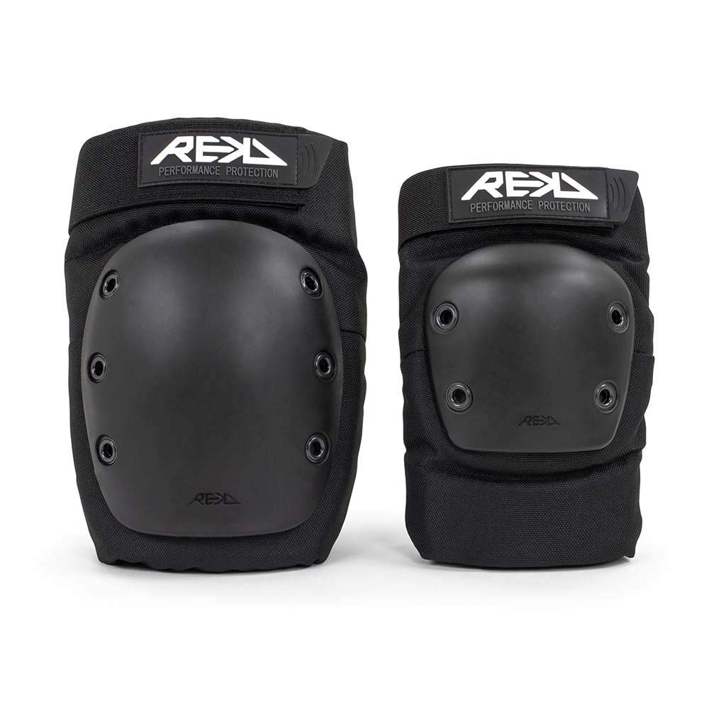 Rekd Ramp Double Pad Set Schutz-Set, Erwachsene, Unisex M schwarz (schwarz), M schwarz (schwarz)
