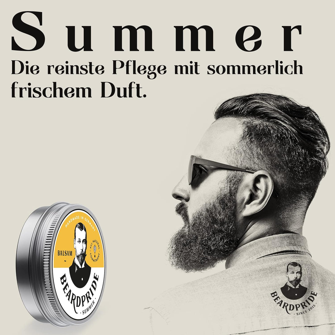 Beardpride® Premium Bartbalsam | Bartpflege für Männer | Entwickelt für Styling und Pflege | Unterst