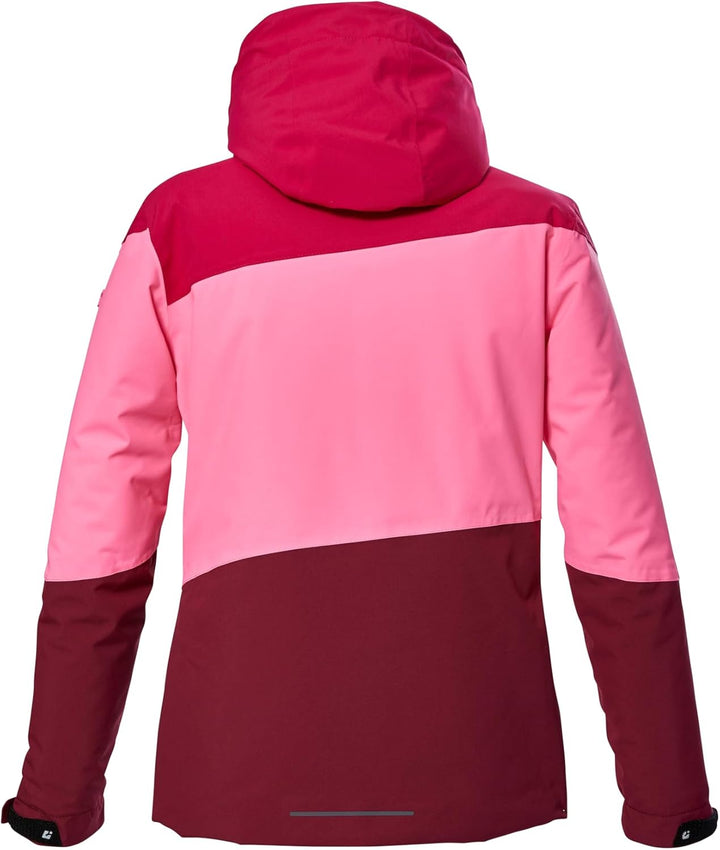 Killtec Mädchen Kow 170 Grls Jckt Funktionsjacke mit Kapuze und Schneefang/Outdoorjacke ist wasserdi