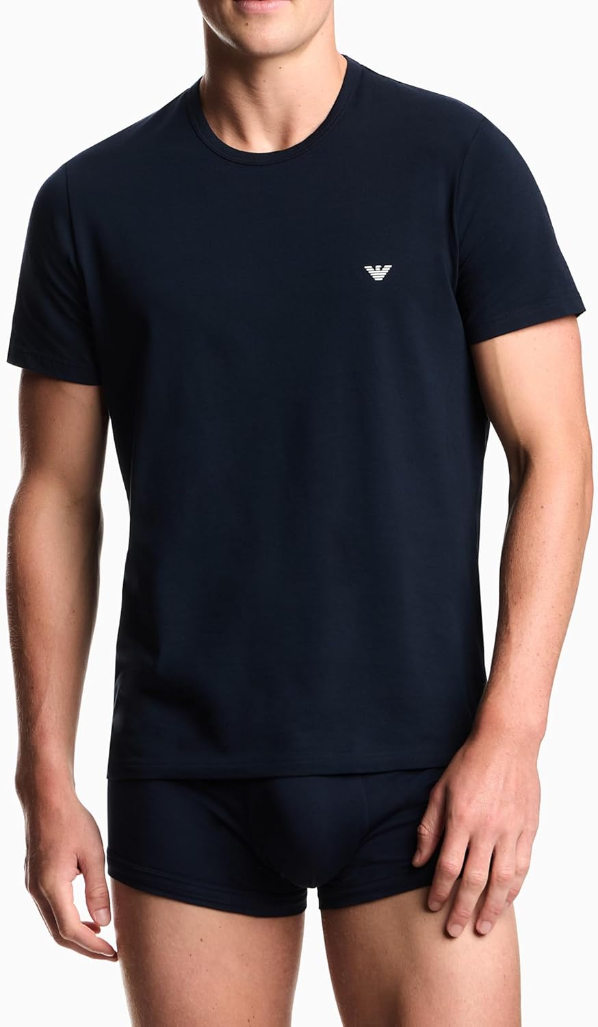 Emporio Armani T-Shirts-kurze Ärmel Herren S Armani Blue/Armani Blue, S Armani Blue/Armani Blue