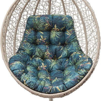 Hängesessel Kissen, Auflage für Polyrattan/Rattan Hängeschaukel, Polster, Hängekorb, Schaukel Korb,