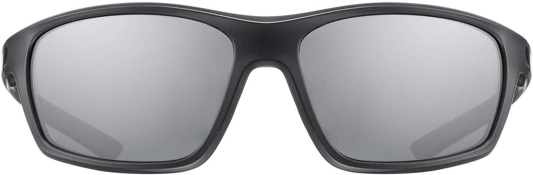 uvex Unisex Sportstyle 229 Sportbrille (1er Pack) Einheitsgrösse black mat/silver, Einheitsgrösse bl