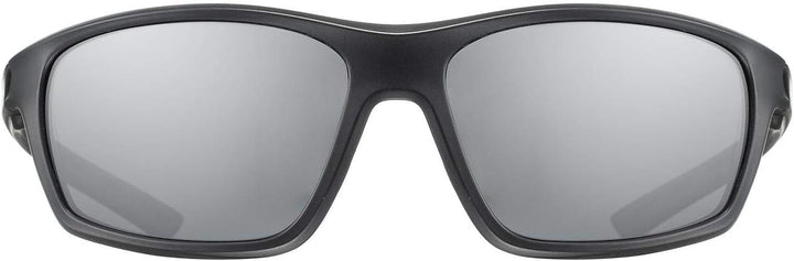 uvex Unisex Sportstyle 229 Sportbrille (1er Pack) Einheitsgrösse black mat/silver, Einheitsgrösse bl