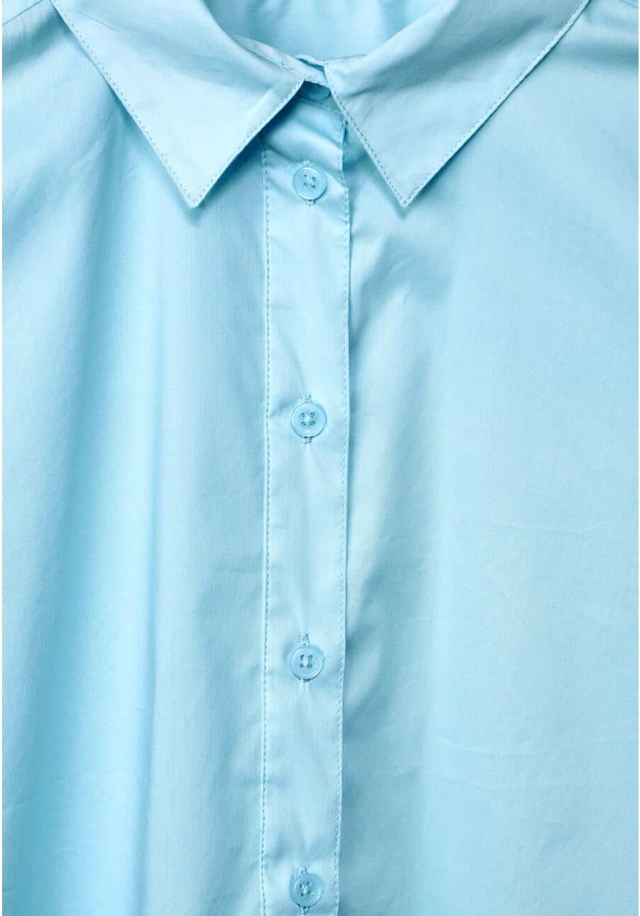 CECIL Damen B343646 Longbluse, Faded Blue, XS