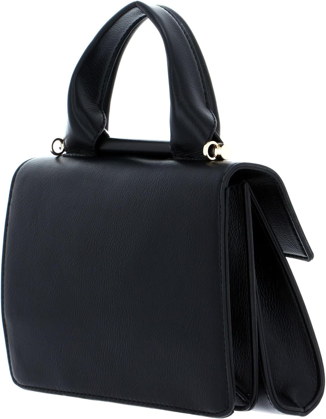 Seidenfelt Skruv Handtasche 20 cm Schwarz