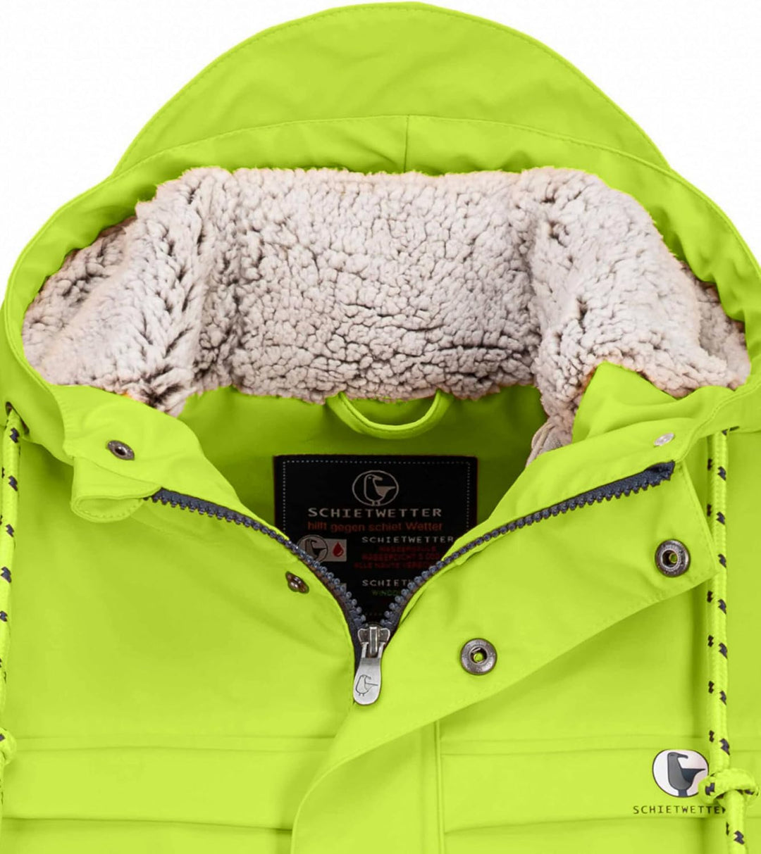 SCHIETWETTER Herren Regenjacke Dampfwalze Daniel, Friesennerz, Winterjacke, Regenmantel, Regenparka,