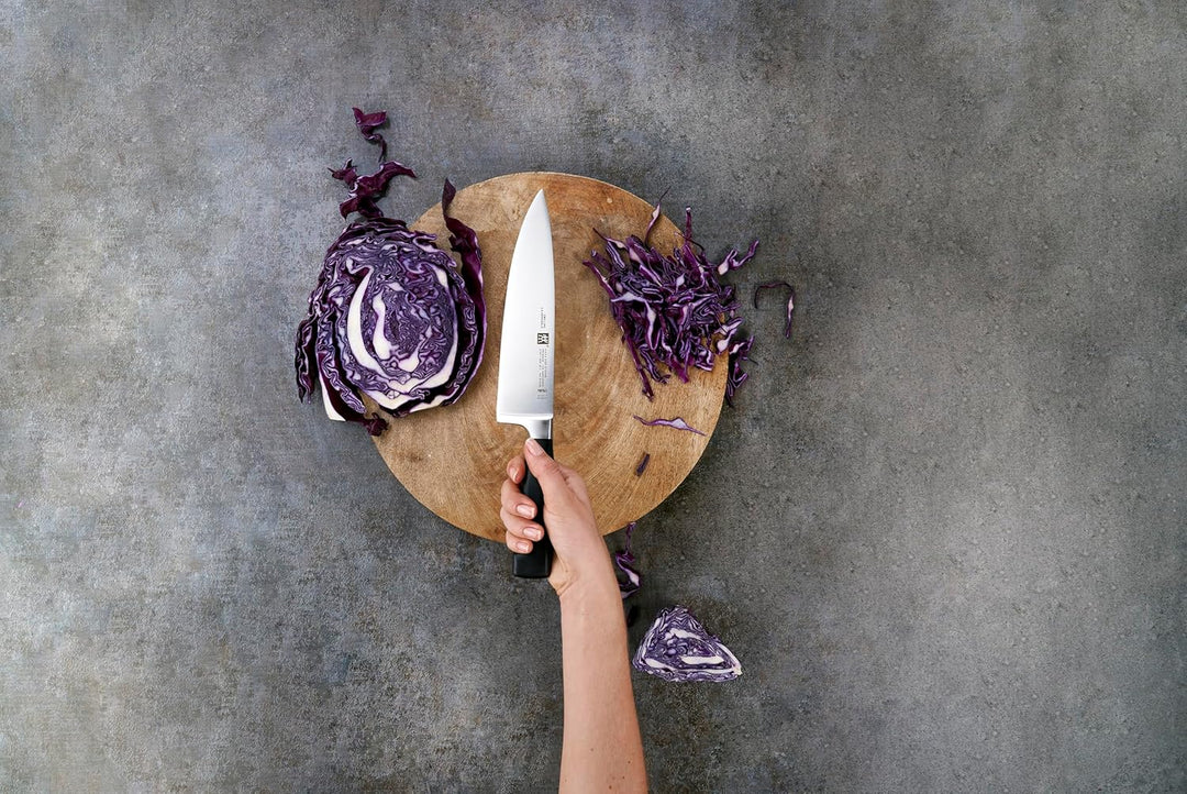 ZWILLING Vier Sterne Messerset, 2-teilig (Kochmesser 20cm, Spickmesser 10cm), Rostfreier Spezialstah