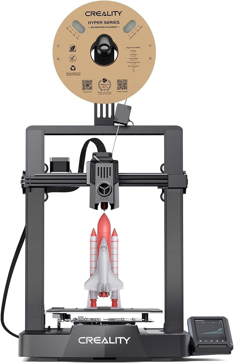 Creality Ender 3 V3 KE 3D Drucker, 500 mm/s Fast 3D Printer mit Auto-Nivellierung, dualer Kühlung Sm