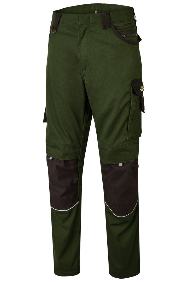 HSW Professional – Lange Arbeitshose für Herren – Modische und leichte Bundhose mit Knietaschen – St