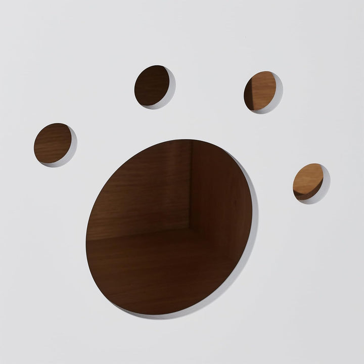 Relaxdays Katzenschrank XXL, 4 Fächer, HBT 96x75x40cm, Katzenkloversteck & Schlafplatz, Katzenkommod