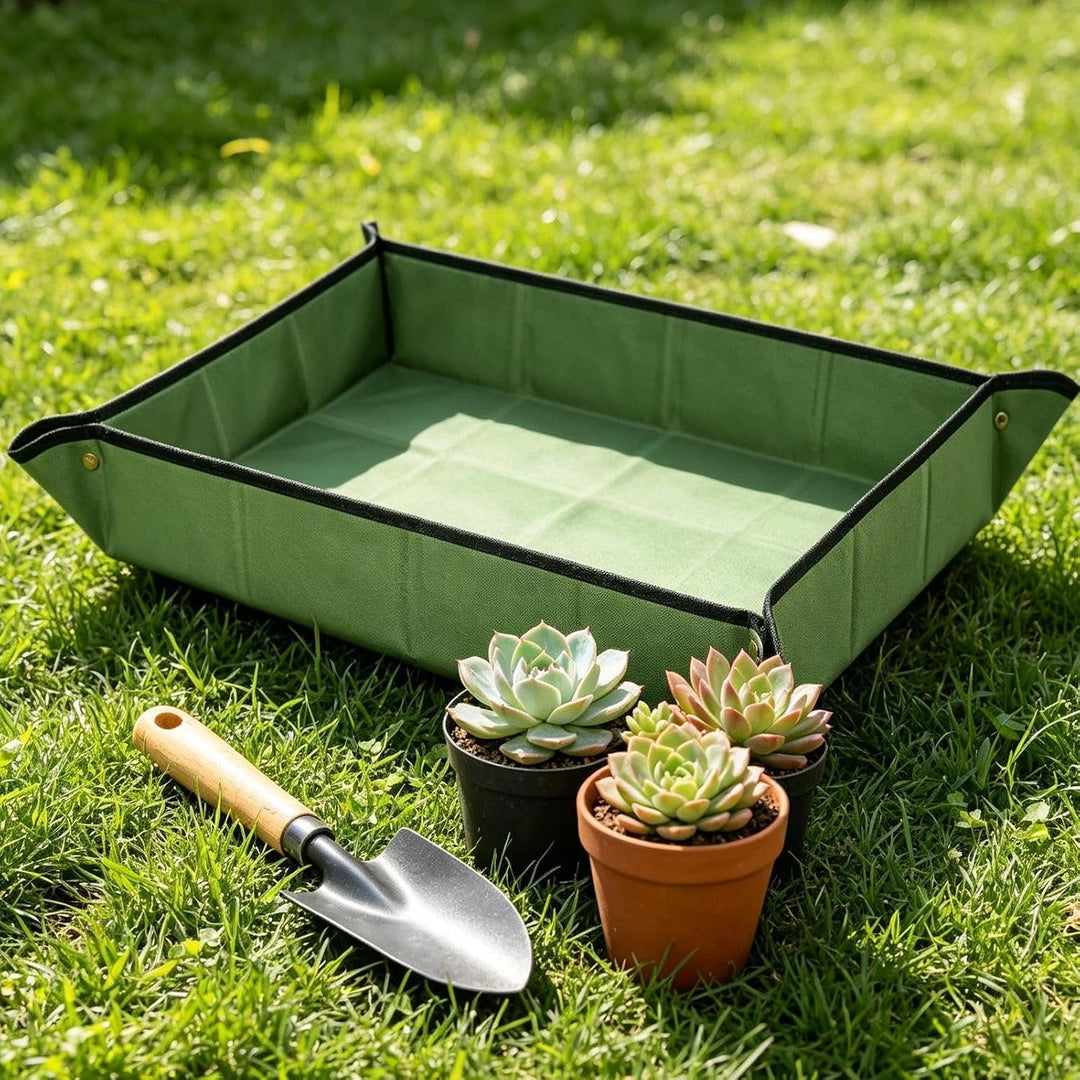 Pflanzenmatte,Dick Wasserundurchlässig Faltbar Extra gross | Übertopf Pflanzen, Hof, Terrasse, Balko