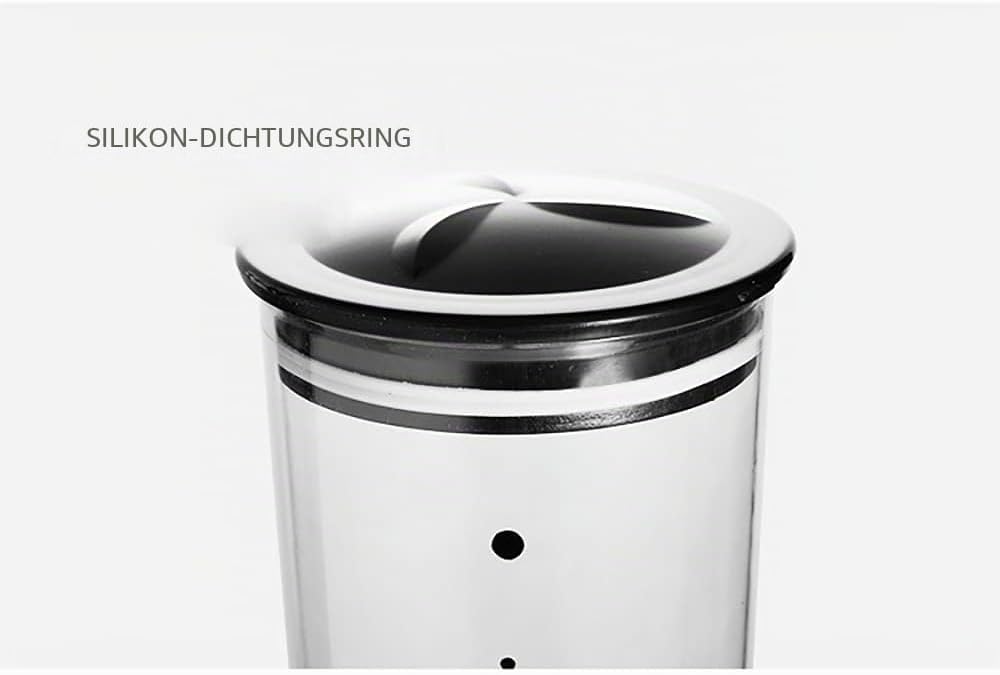 Müslispender, Müslidosenspender, doppelter trockener Müslispender für die Wandmontage, praktische Au