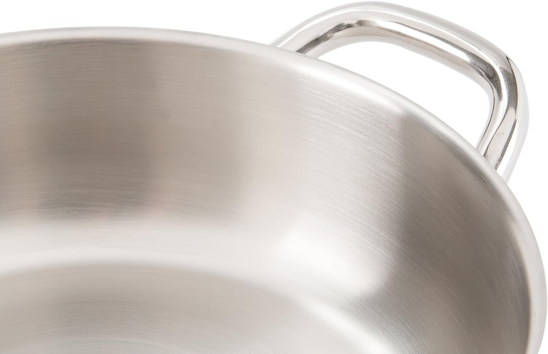 Barazzoni Chef Line Pfanne, Stahl, Stahl, 24.9 x 33.0 x 8.5 cm 24.9x33.0x8.5 cm, 24.9x33.0x8.5 cm