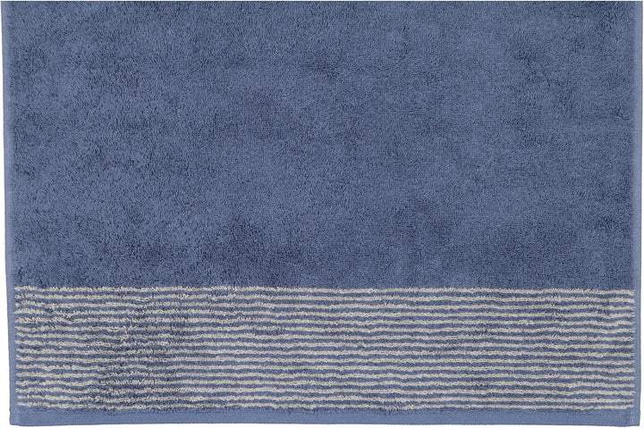 CAWÖ Home Handtücher Luxury Home Two-Tone 590 Nachtblau - 10 Duschtuch 80x150 cm, Duschtuch 80x150 c