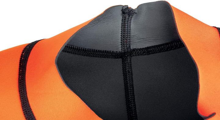 Seac Neopren-Kurzarmshirt, ideal als Tauchunterwäsche XXL Weiss/Orangefarben, XXL Weiß/Orangefa