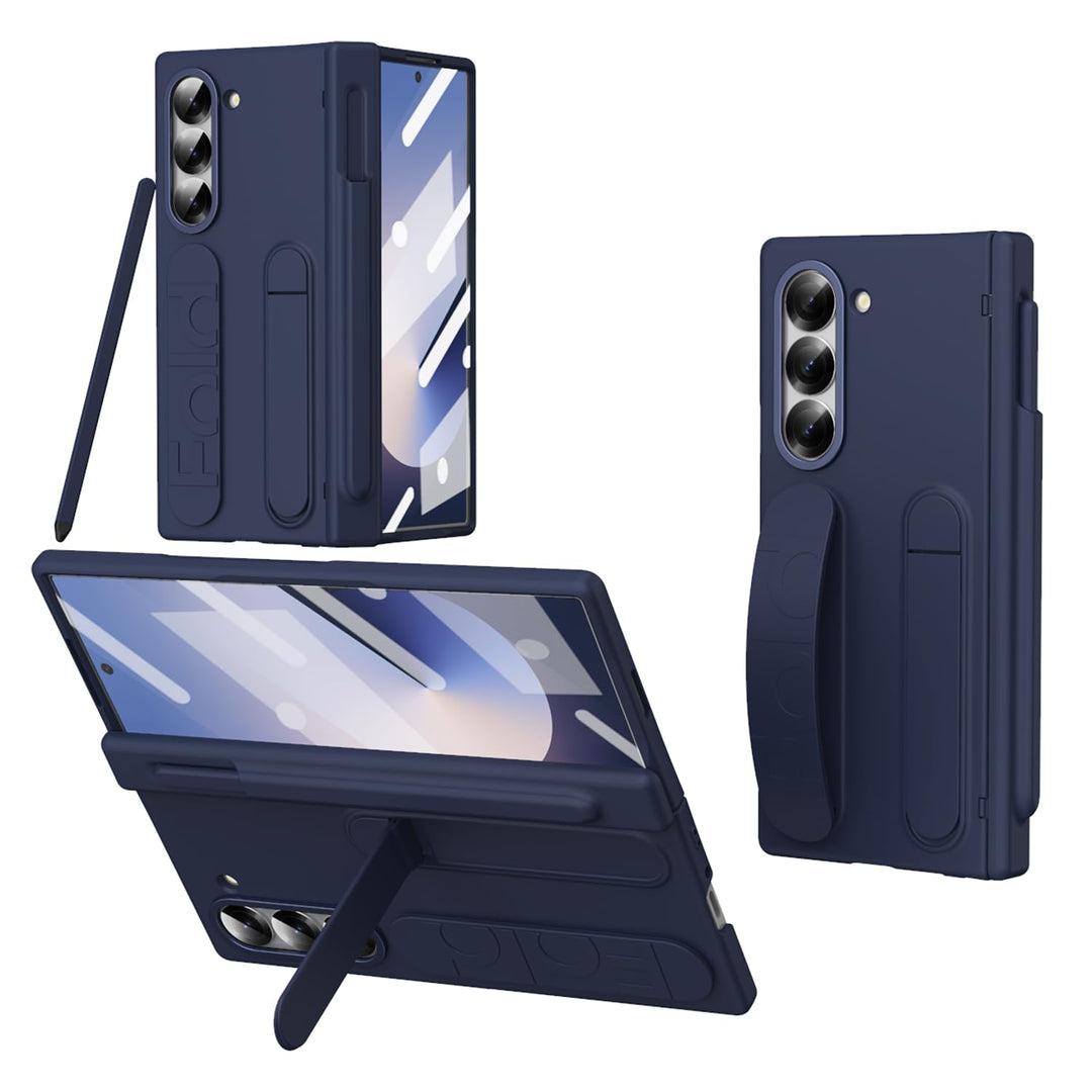 NINKI für Samsung Galaxy Z Fold 5 Hülle mit Stift und Halter Galaxy Z Fold 5 Handyhülle mit Ständer