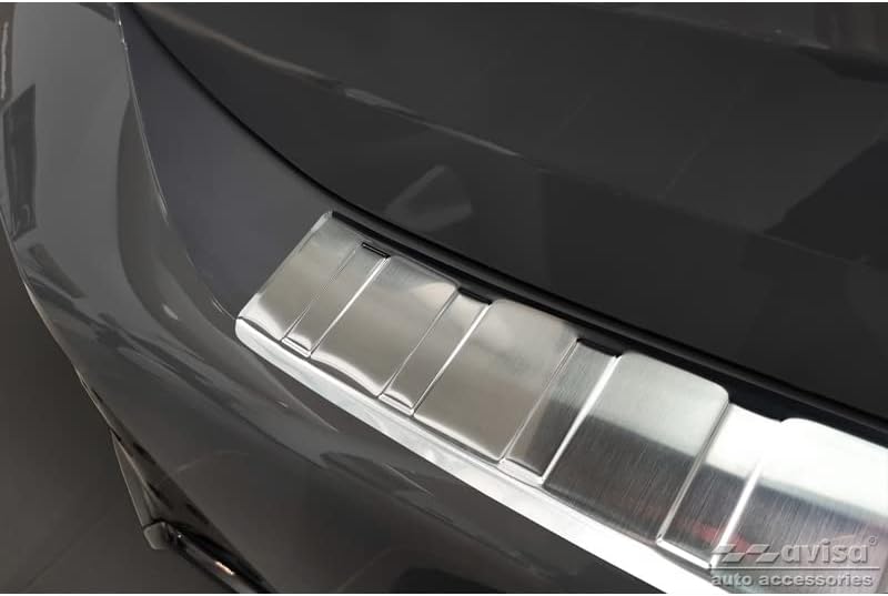 Avisa Edelstahl Heckstossstangenschutz kompatibel mit BMW 2er Active Tourer U06 M-Paket 2021- 'Ribs'